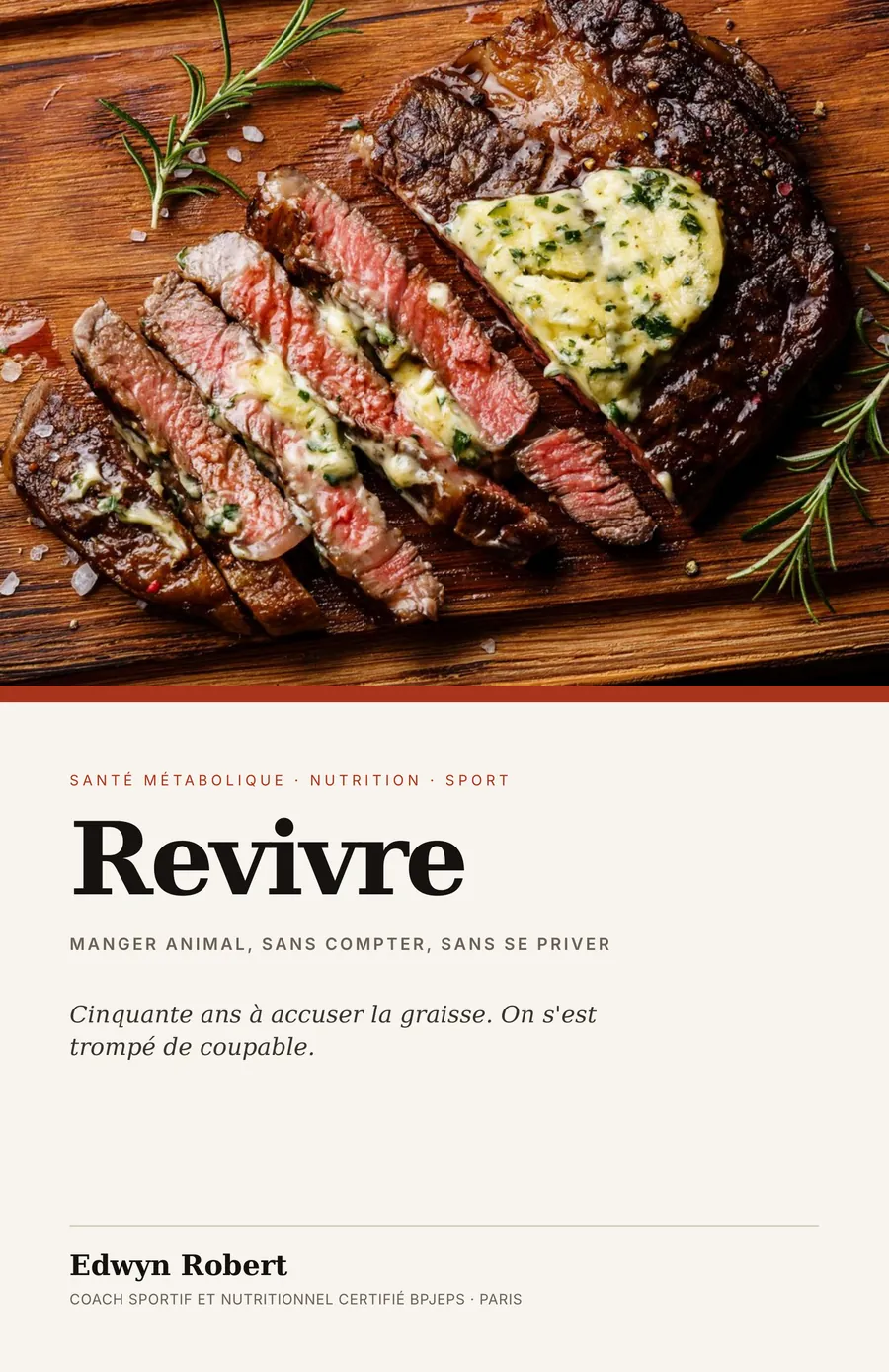 Couverture du livre « Revivre », d'Edwyn Robert